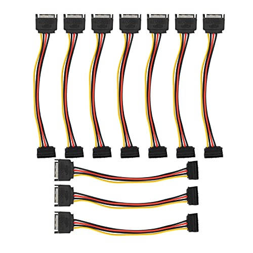 Cable Extensión SATA Power HDD SSD Ángulo 90 Grados miniatura 3