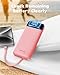 Charmast Portable Charger with Built in Cables, Power Bank with Cords Wires, Slim 10000mAh Travel Battery Pack 6 Outputs 3 Inputs 3A Fast Charging for Samsung Google Pixel LG Moto iPhone iPad