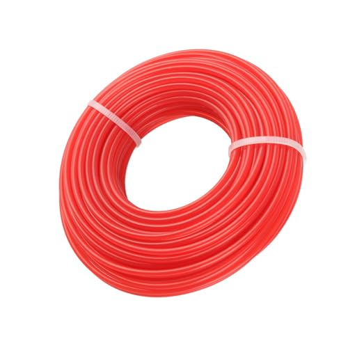 Haofy Ligne de Débroussailleuse pour Une Tonte Rapide, Installation Facile, Faible Bruit pour Débroussailleuse, Coupe-Herbe – 2,3 Kg (Rouge 2,4 mm * 15 m)