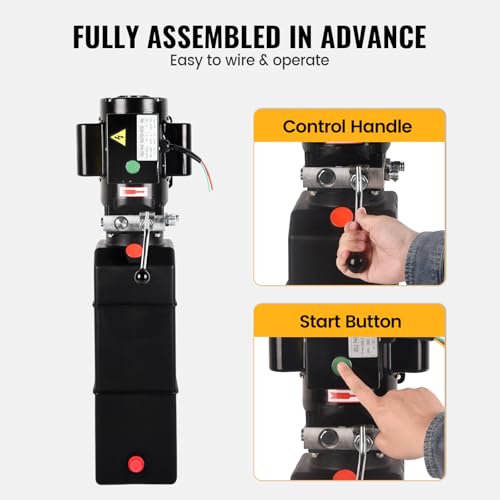 Doppy ZFBA-D0071C0013-JP Hydraulic Power Unit 3.7 Gallon, 14 Quart Single Acting Hydraulic Pump 3Hp 2950 Psi Car Lift Hydraulic Pump thumb #2