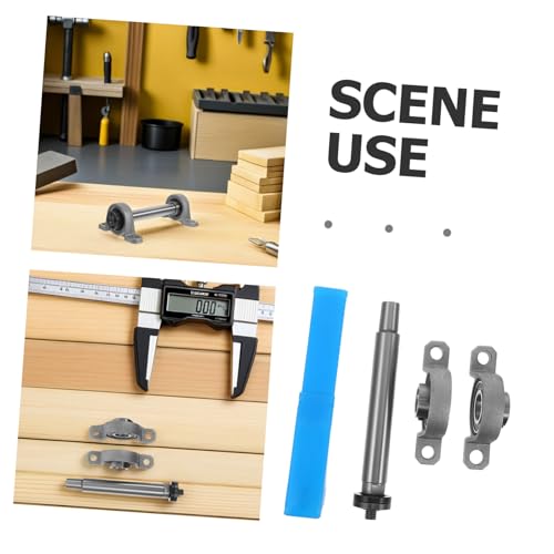 Conjunto de mesa para carpintería WOONEKY y husillo para torno de madera 4