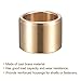 uxcell Sleeve Bearings 30mm Bore 38mm OD 30mm Length Cast Brass Self-Lubricating Bushing 2pcs