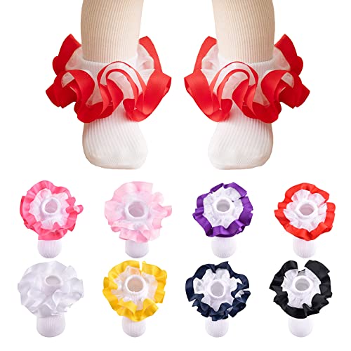 Girls Lace Princess Socks Ruffle Dress for Newborns, Babies, Toddlers, Little Girls