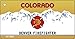 SMART BLONDE Colorado Denver Firefighter State Blank Novelty Metal Key Chain KC-5328