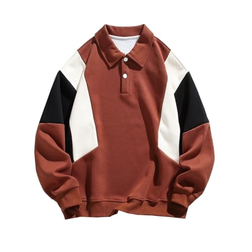 Sweat-shirt à revers finitions soignées chemise couple mi-saison