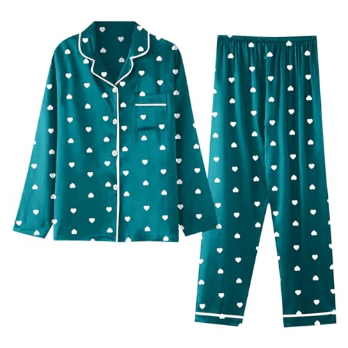 Conjunto de vestidos para parejas de tela suave con corazones 3