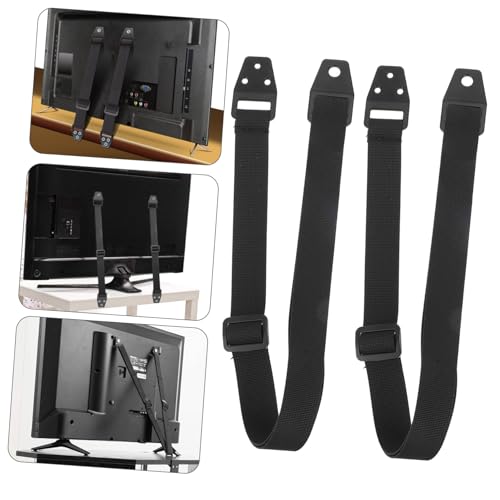 Correas resistentes para fijación de muebles y TV Gatuida en color negro. 7