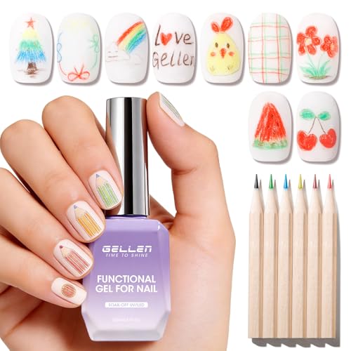 Esmalte Gel Lápiz para Arte en Uñas Gellen miniatura 1