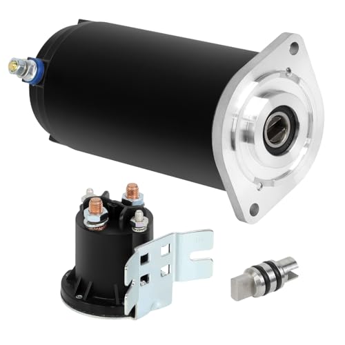 Hydraulic Power Leveling System KIT for RV Pump Motor, Includes Hydraulic Pump Motor 179327 414850 (with Manual Drive), Sealed Collar Coupling 286722 and Hydraulic Solenoid (with Bracket) 684-1211-212