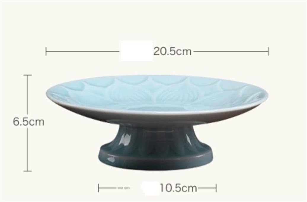 Ceramiczne tacki na owoce i talerze naczynia na imprezy miski do serwowania przekąsek eleganckie elementy do jadalni uniwersalne talerze deserowe do rozrywki