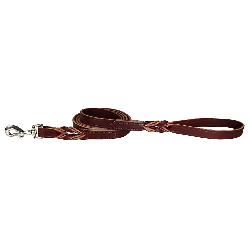 OmniPet Leather Brothers Latigo Twist Dog Leash (6' x 3/4