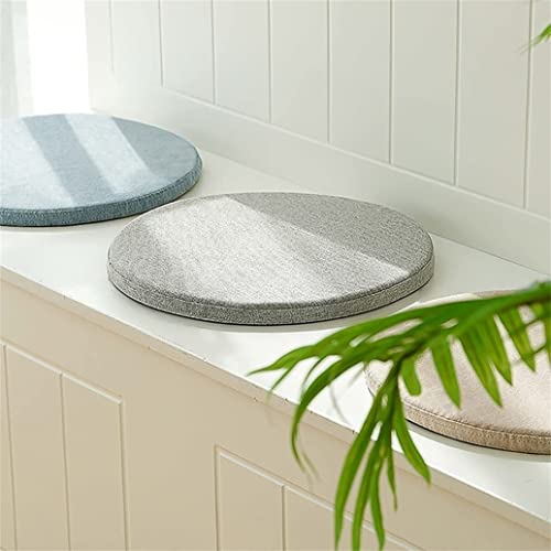 Coussin de chaise rond de qualité supérieure, mousse à mémoire jaune vert - 8