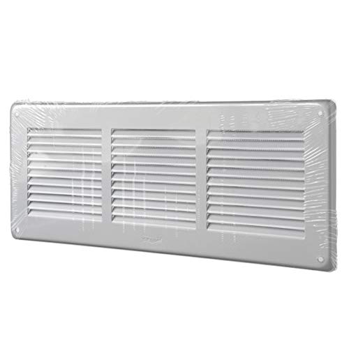 La Ventilazione P25R2510N ventilatierooster, rechthoekig, van zwart