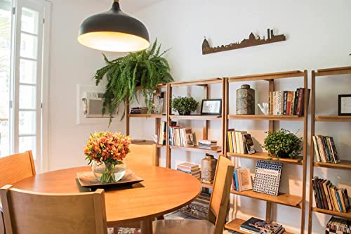 Estante para Livros para Sala em Madeira Piccolo Meu Móvel de Madeira - Nozes