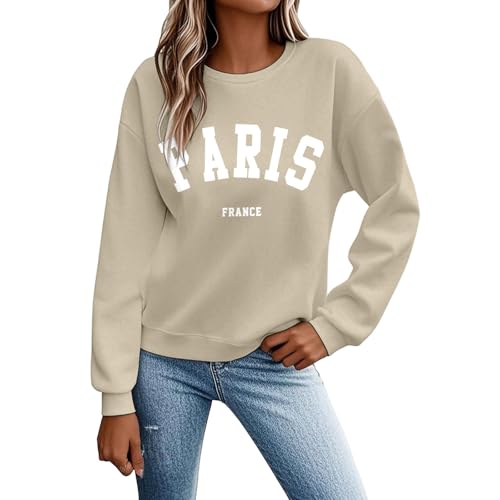 Sweat-shirt sans manches ample imprimé décontracté beige taille XXXL