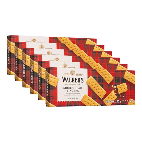 Walker's Shortbread Fingers, Pure Butter Shortbread Cookies, 5.3 Oz (Pack