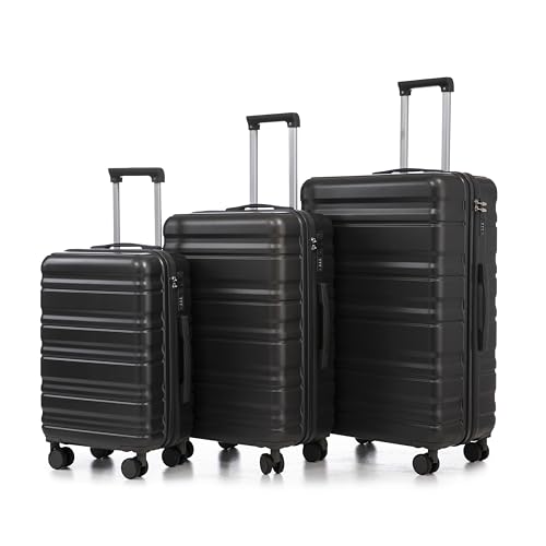 LIFE SKY ABS Carry On Luggage: 360° Silent Spinner Wheels & Retractable Handle - Business Travel Suitcase for Professionals with Combination Lock & Large Capacity Design2