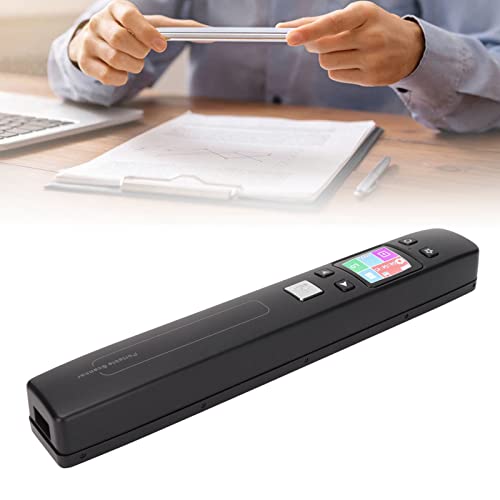 Yunseity Escáner Portátil, Escáner de Mano a Color, Escáner de Documentos WiFi, Escaneo de 1 Clic a PDF/JPEG, Compatible con OCR, para Windows, OS X, iOS, Android(Negro) - imagen 6