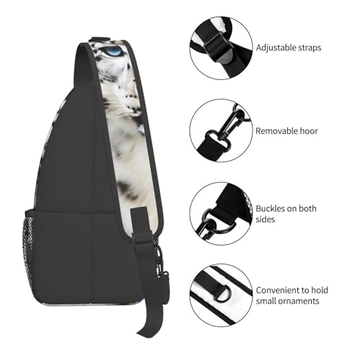 Bolso Cruzado de Pecho Unisex Negro miniatura 5