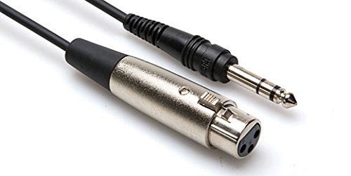 HosaSTX-105F XLR3F to 1/4" TRS Balanced Interconnect Cable, 5 Feet