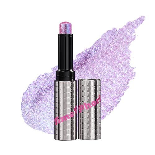 TIMEPHORIA Illumina Jelly Gel Eyeshadow Stick 010 Amethyst - Cool Lavender Shimmer Sparkle Finish Cream Texture With Cooling Feel Long-Lasting Crease-Proof Smudgeproof Eye Shine Easy Application