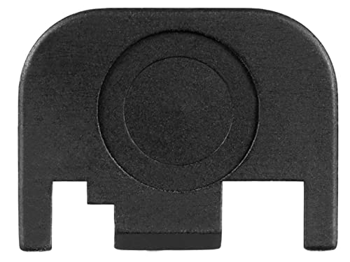 Ndz Performance Rear Slide Cover Plate For Glock Gen 1-4 9Mm .40 S&W .357 Sig 10Mm .45 Gap Laser Engraved Anodized Aluminum In Black - Don't Tread On Me Snake Squares #TOP3