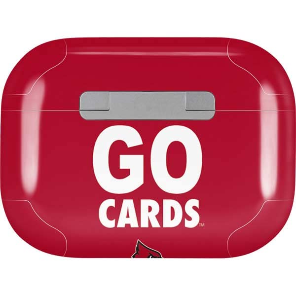 Skinit Decal MP3 Player Skin Compatible with iPod Classic (6th Gen) 80GB - Officially Licensed College Louisville Cardinals Striped Design