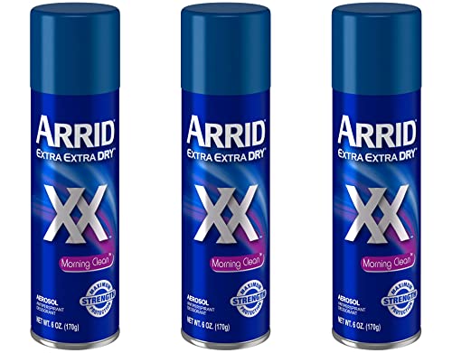 ARRID XX Anti-Perspirant Deodorant Spray, Morning Clean 6 oz (Pack of 3)