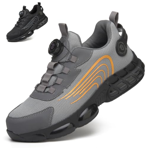 COOU Chaussures de Sécurité Hommes Légère Basket de Securite Femme 37-46 EU