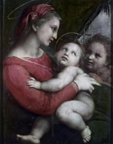Cuadro en Lienzo Ladya Tenda de Raffaello Decoración Impresión Elegante para Oficina