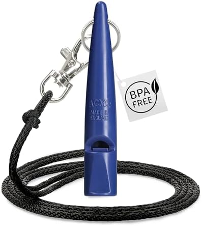 ACME Silbato para Perros N.º 210,5 + cordón de Silbato Gratuito, Original de Inglaterra, Ideal para el Entrenamiento canino (Azul báltico)