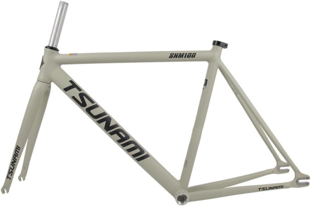 Fixed Gear Bike Frameset 700C Aluminum Alloy Bike Frame 49/52/55/58CM Signle Speed Track Bike Frame C Brake QR 100/120mm BSA68mm with Fork