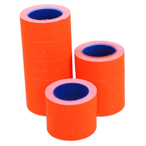 HOMSFOU 10 Roll Pricemarker Labels Stickers for -5500 Printing Paper for Retail Store Date Coding Unit Pricing