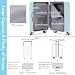 Imagen de Sea choice Maleta con Ruedas y Compartimento para Ordenador portátil Maleta de Mano Maleta rígida para Ordenador portátil Maleta de Viaje Puerto USB Cerradura TSA 4 Ruedas