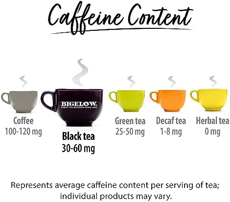 steep by Bigelow Organic English Breakfast Black Tea, Caffeinated, 20 Count (Pack of 6), 120 Total Tea Bags