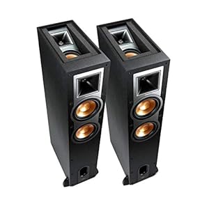 Klipsch Reference R-26FA Floorstanding Speaker, Black, Pair