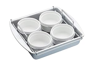 Chicago Metallic Crème Brulee Set mit 4 Förmchen