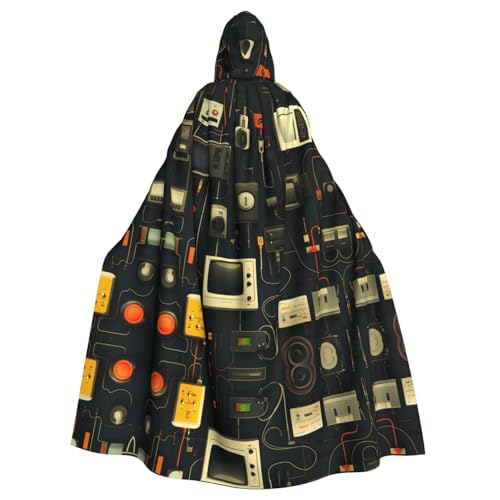 Chaqueta larga con capucha de Halloween para evitar disfraces incómodos y complicados