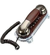 GLIVE (LABEL) Landline Phone | Button Greco Telephone Ringer LED Light Corded Phone for Office an...