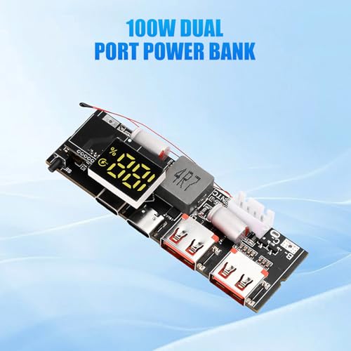 Placa de circuito con módulo de carga rápida de 100W para energía estable 4