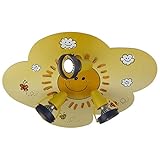 niermann wolkenlampe  Niermann 620 Deckenlampe Wolken-3-Strahler, Titan