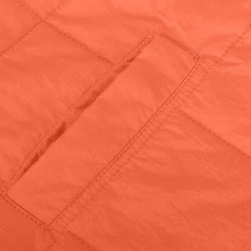 Sales Clearance Today Deals Prime Oversized Jacket For Women Women'S Quilted Puffer Jackets & Coats Plus Size Long Sleeve Hooded Winter Warm Lightweight Outwear With Pocket Orange X-Large4