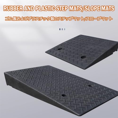 Kerb Ramps, Heigh Door StepRamp, Curb Ramp For Cars, Rubber Kerb Ramps, Usadas en Escenarios Variados como Hogar, Negocios, Fábrica, Bordillos Altos en la Calle, etc. (100x25x6 cm) miniatura 3