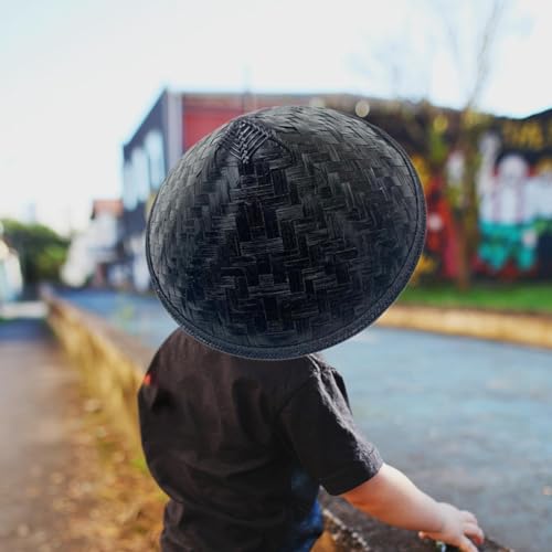 Bamboo Woven Hat for Outdoor Protection for Adults and Kids, 36cm2