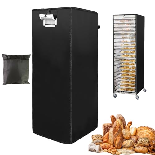Cubierta para rack de sartenes y estante de horneado antipolvo para cocina de restaurante