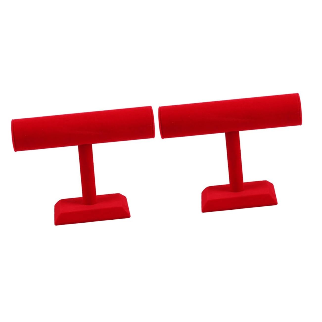 Didiseaon 2 Pcs Jewelry Tray Organizer Stand Watch Organizer for Home Display Rack for Selling Jewelry Holder Flannel Storage Rack