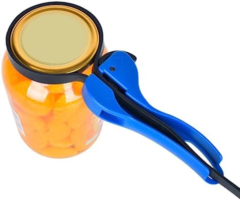 EasyTwist Jar Opener: Effortless One-Handed Lid Opening for Jars – Your Ultimate Kitchen Gadget – Blue