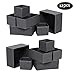 Produktbild Qisiewell Unterwasche-Aufbewahrungsbox Schublade Organizer Kleiderschrankschubladen Divider fur Socken BHS Krawatten Faltbox Stoffbox Schrank 12er Set Dunkelgrau
