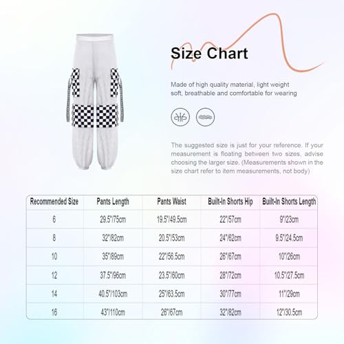 Moily Kids Girls Boys Sweatpants Elastic Waistband Breathable Mesh Jogger Pants with Pockets4