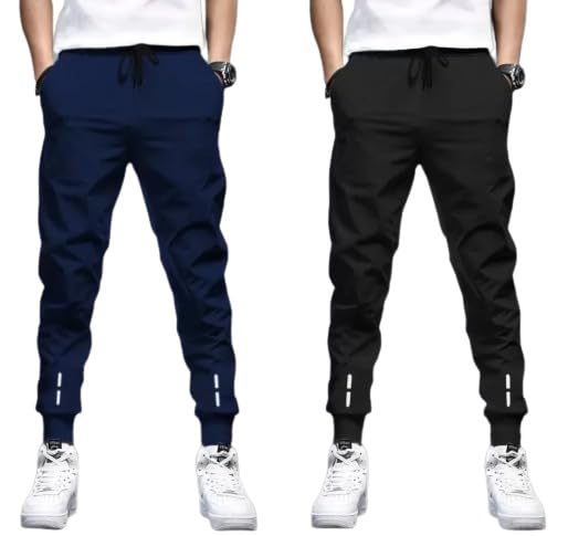 RIKSAW Men's Track Pant | Sweatpants for Men | Trouser,Lower, Pajama (Sports | Gym | Yoga) - Regular Fit with Two Side Zipper Pockets-picture-37